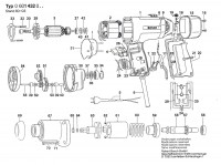 Bosch 0 601 432 041 Impact Wrench Spare Parts